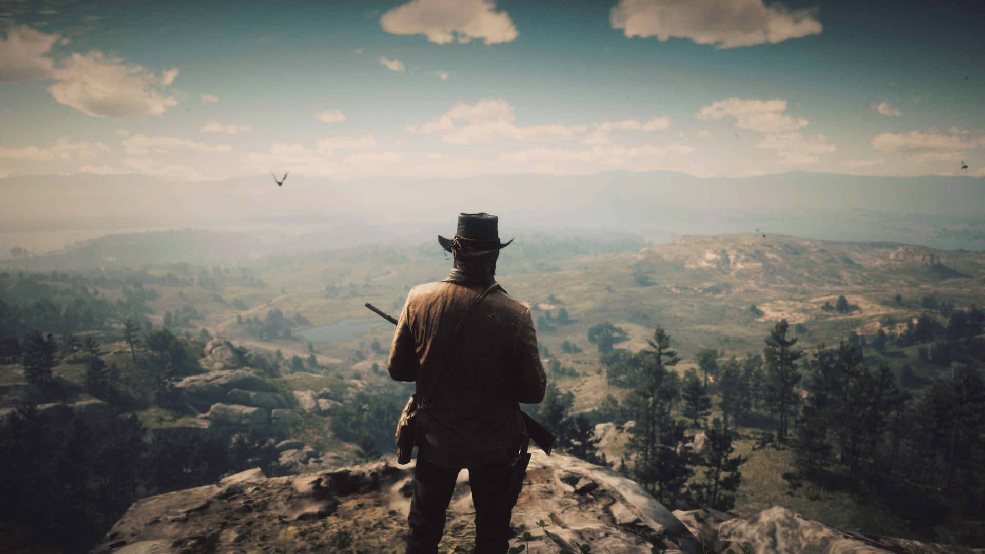 Red Dead Redemption2 Scenic View Background