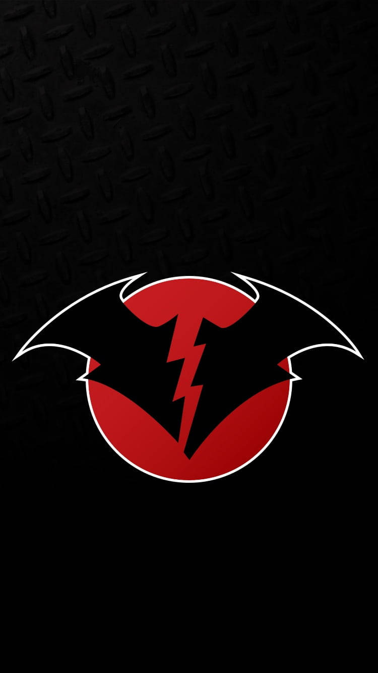 Red Death Logo On Black Background