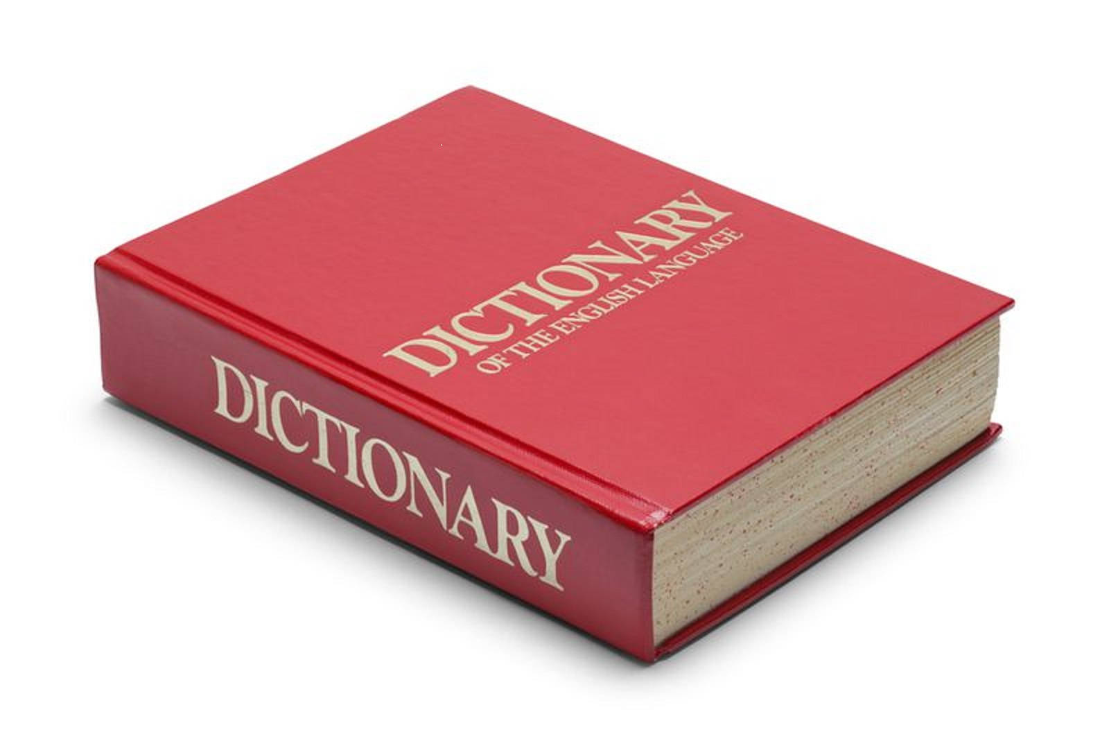 Red Dictionary Reference Book