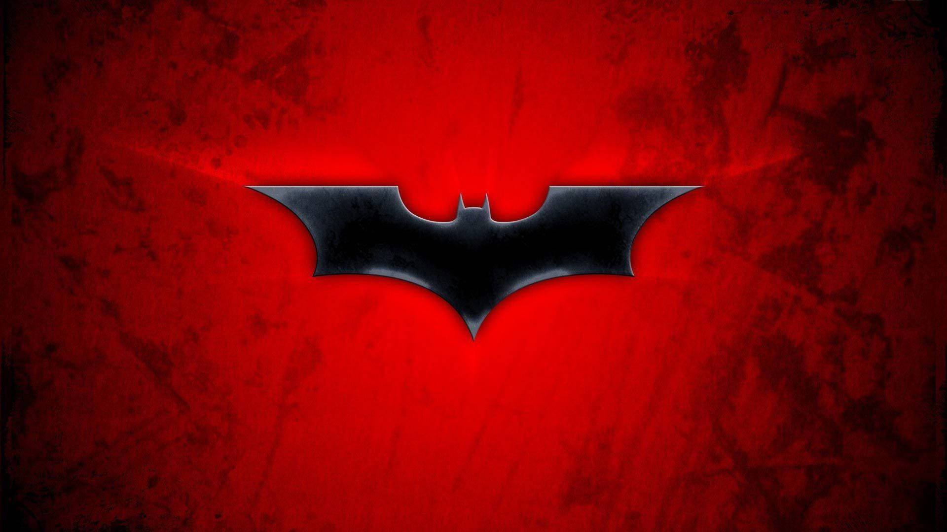 Red Dope Batman Logo Background