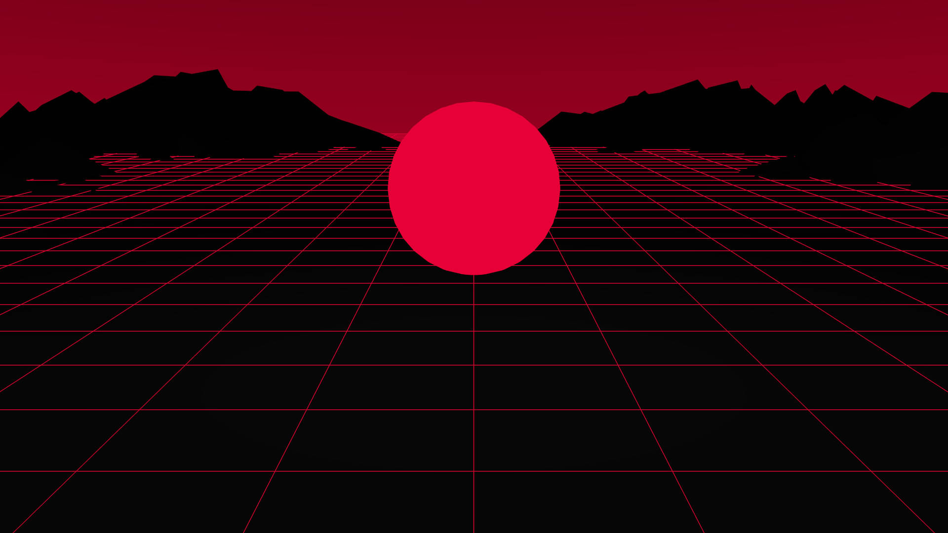 Red Dot Outrun Background