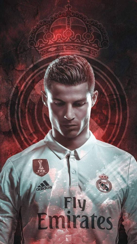 Red Emirates Cr7 Cristiano Ronaldo Iphone Background
