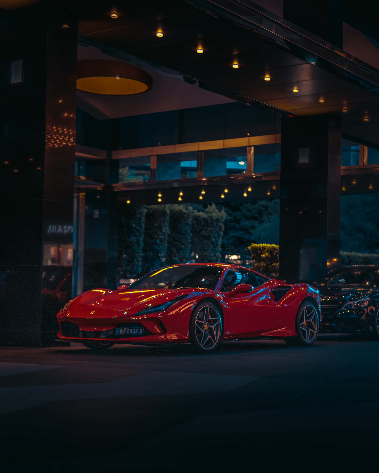 Red Ferrari 458 Iphone X