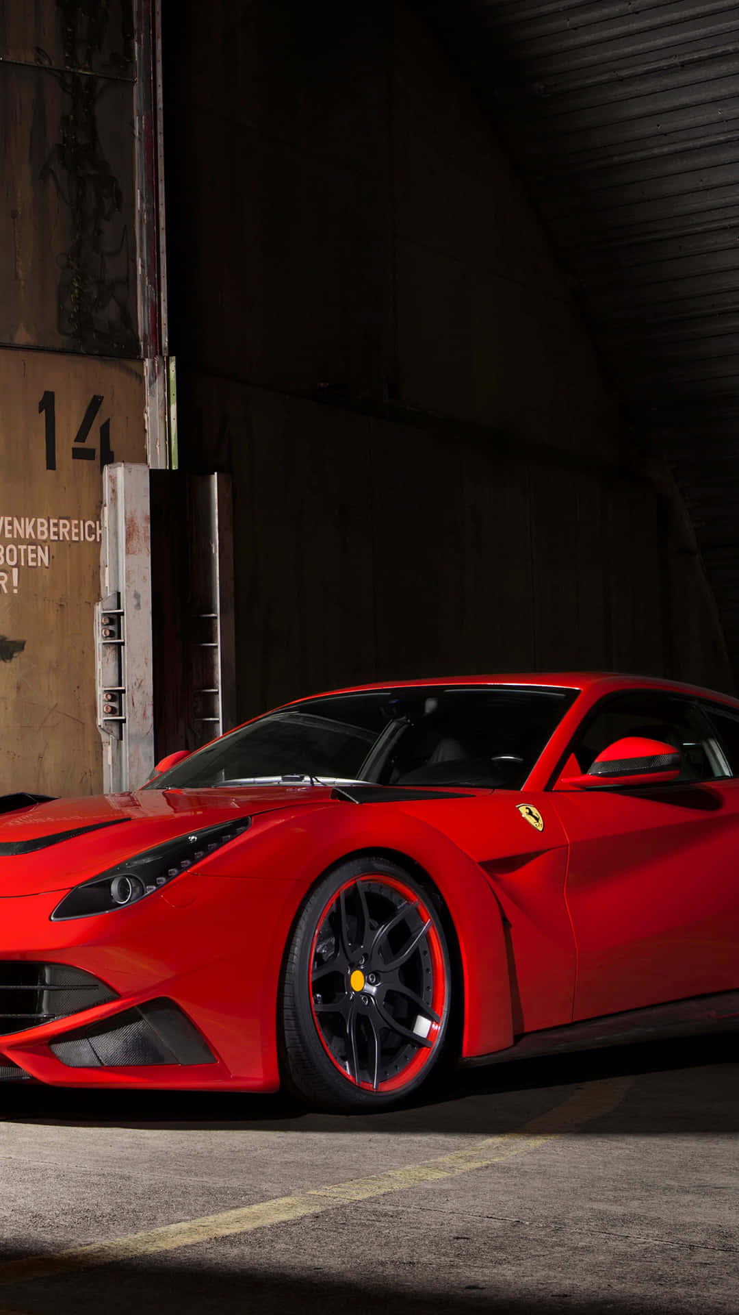 Red Ferrari F12 Iphone X