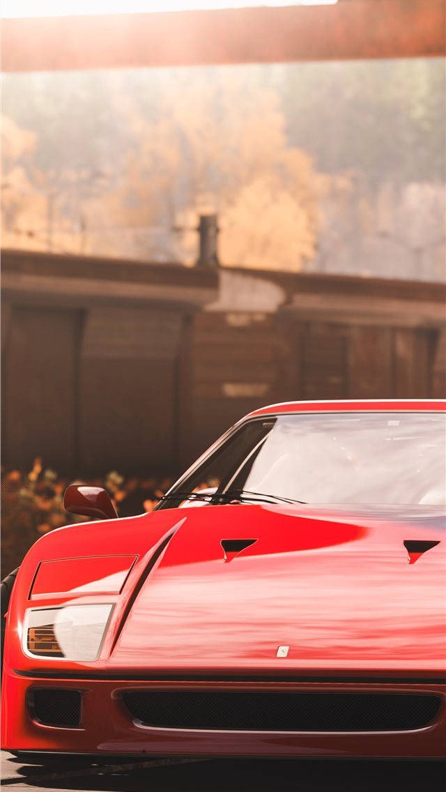 Red Ferrari Forza Iphone Background