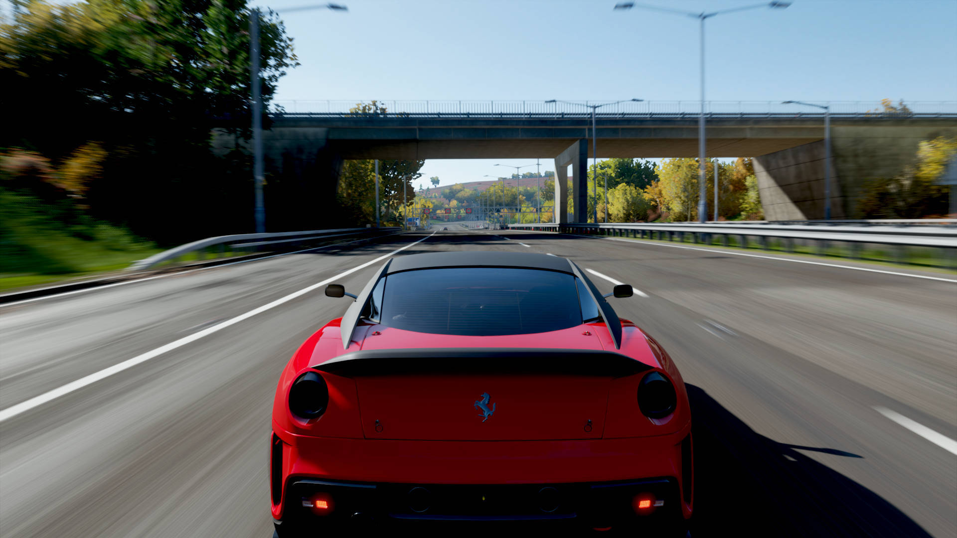 Red Ferrari From Forza 4 Background