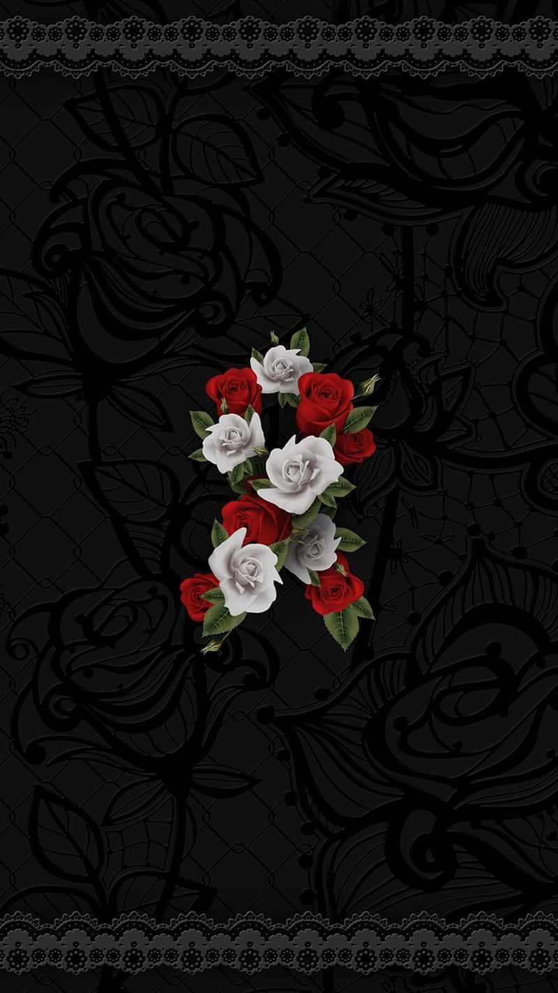 Red Flower Creating A Timeless Aesthetic Background