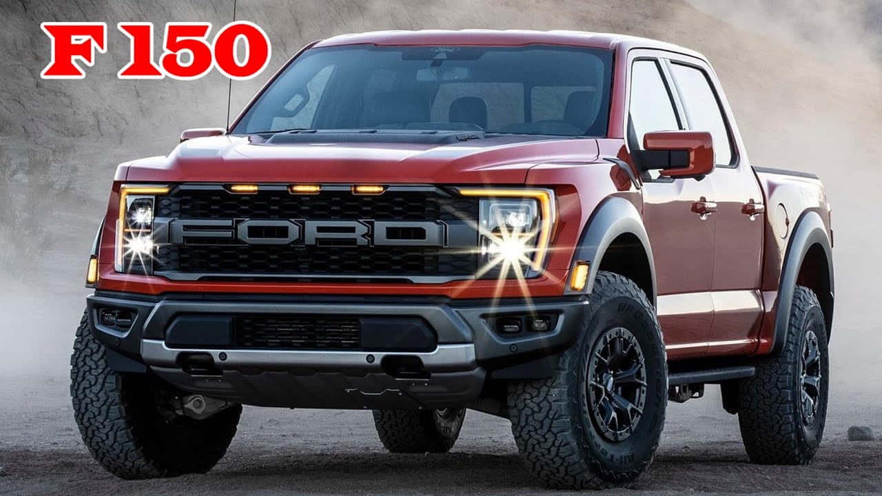 Red Ford F 150 Lobo Raptor Background