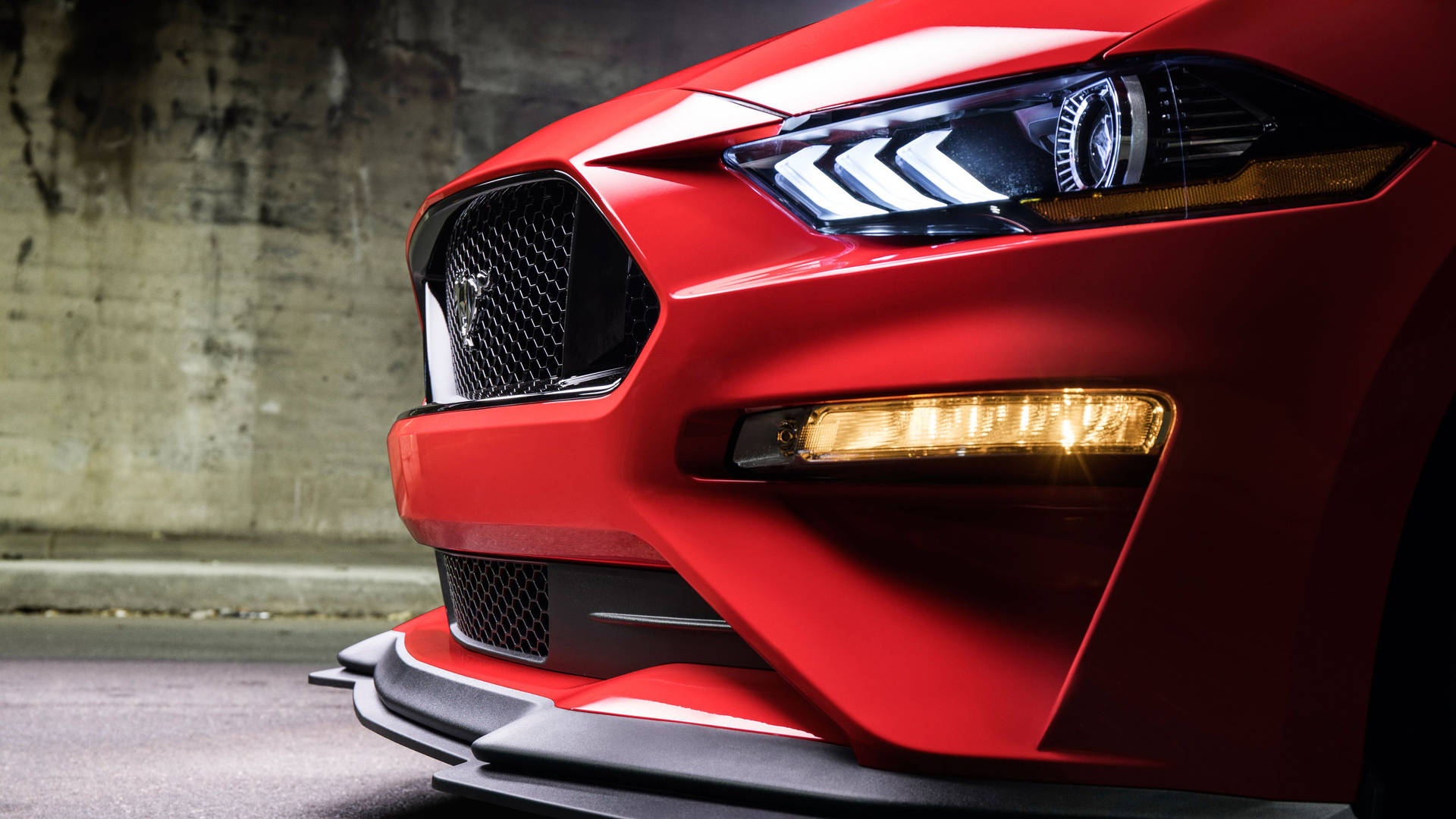 Red Ford Mustang Gt Background