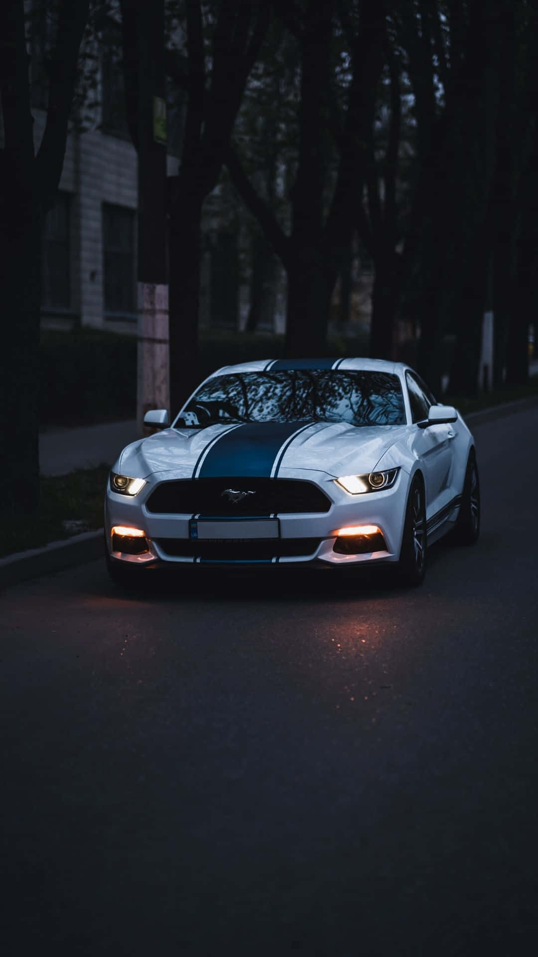Red Ford Mustang Iphone Background