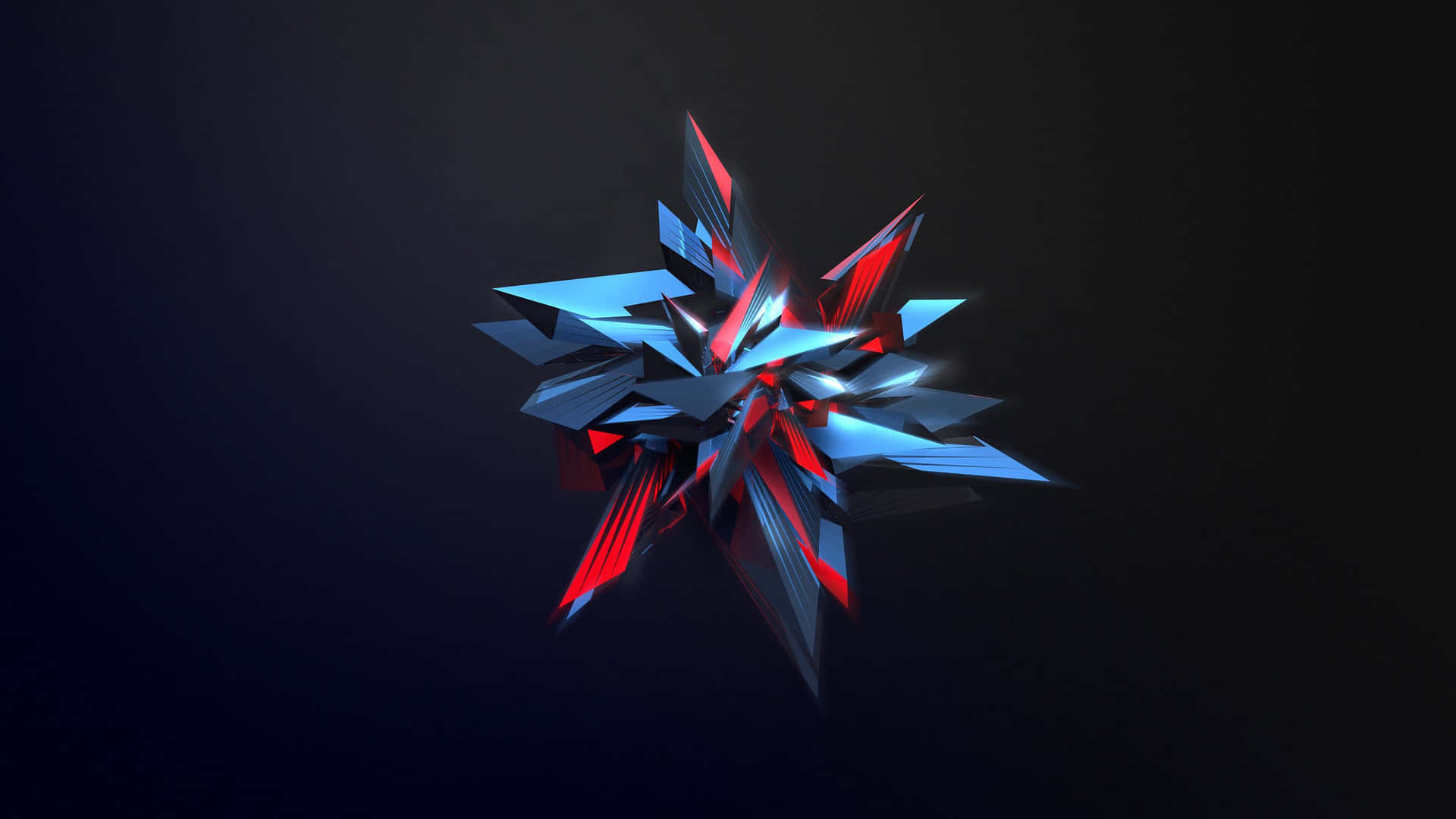 Red Gaming Pointy Object Background