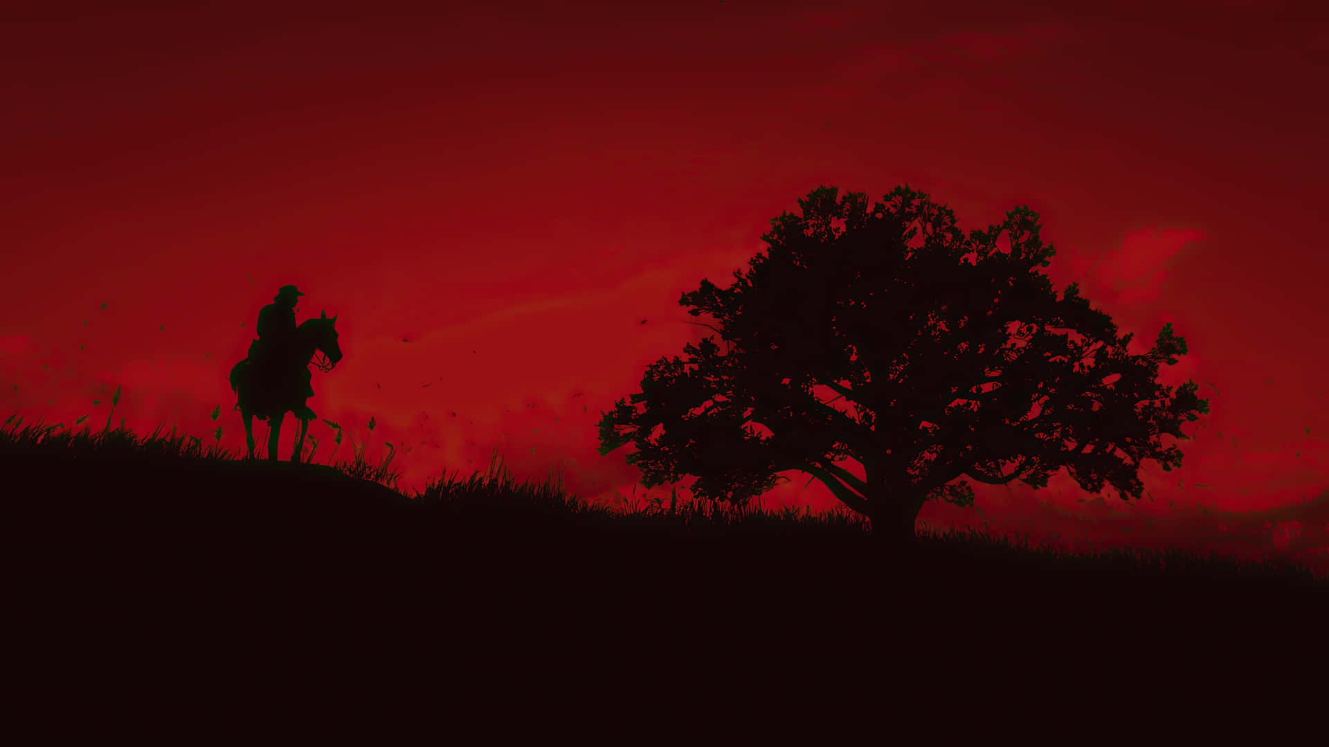 Red Gaming Red Dead Redemption Background