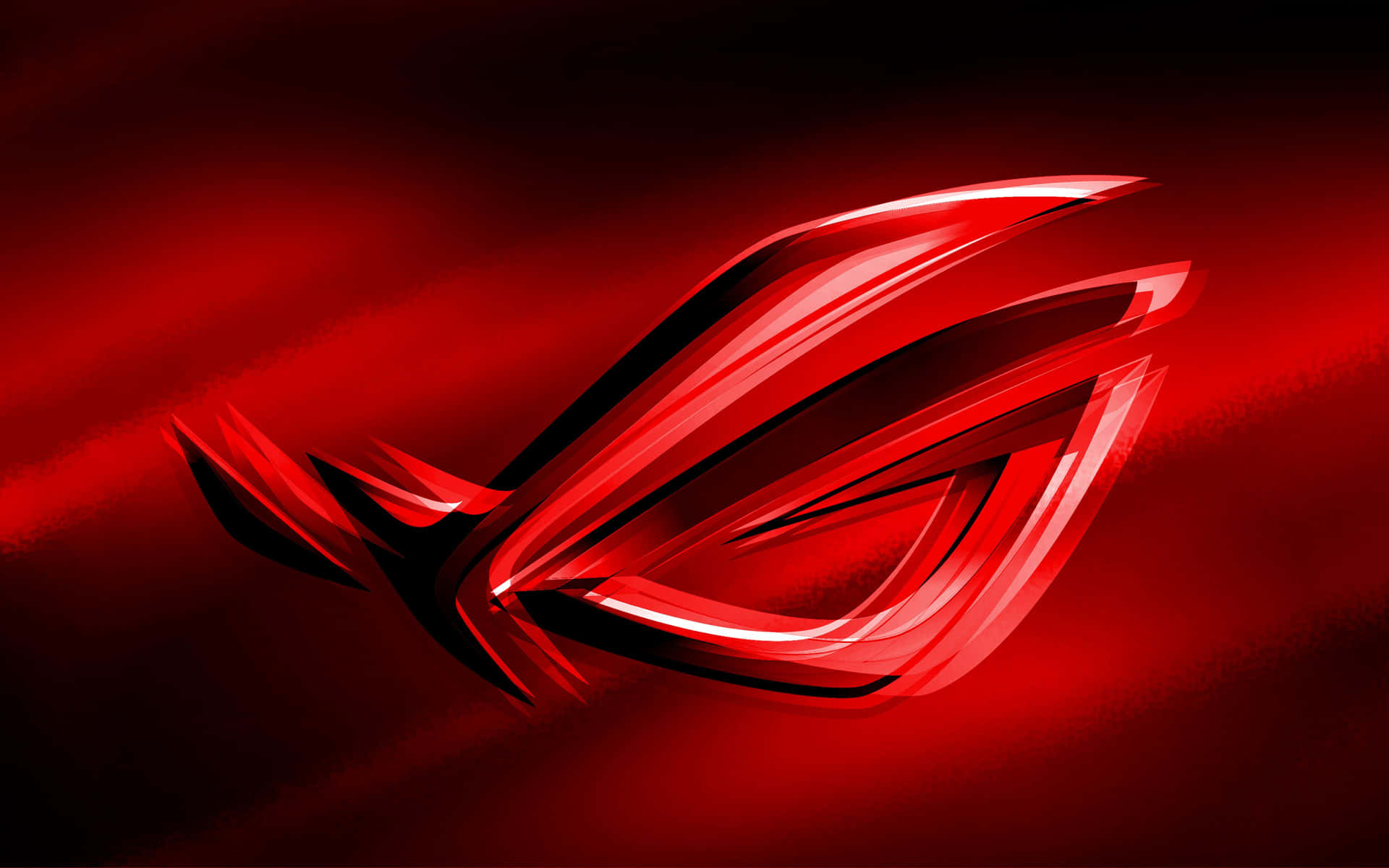 Red Gaming Rog Logo Background