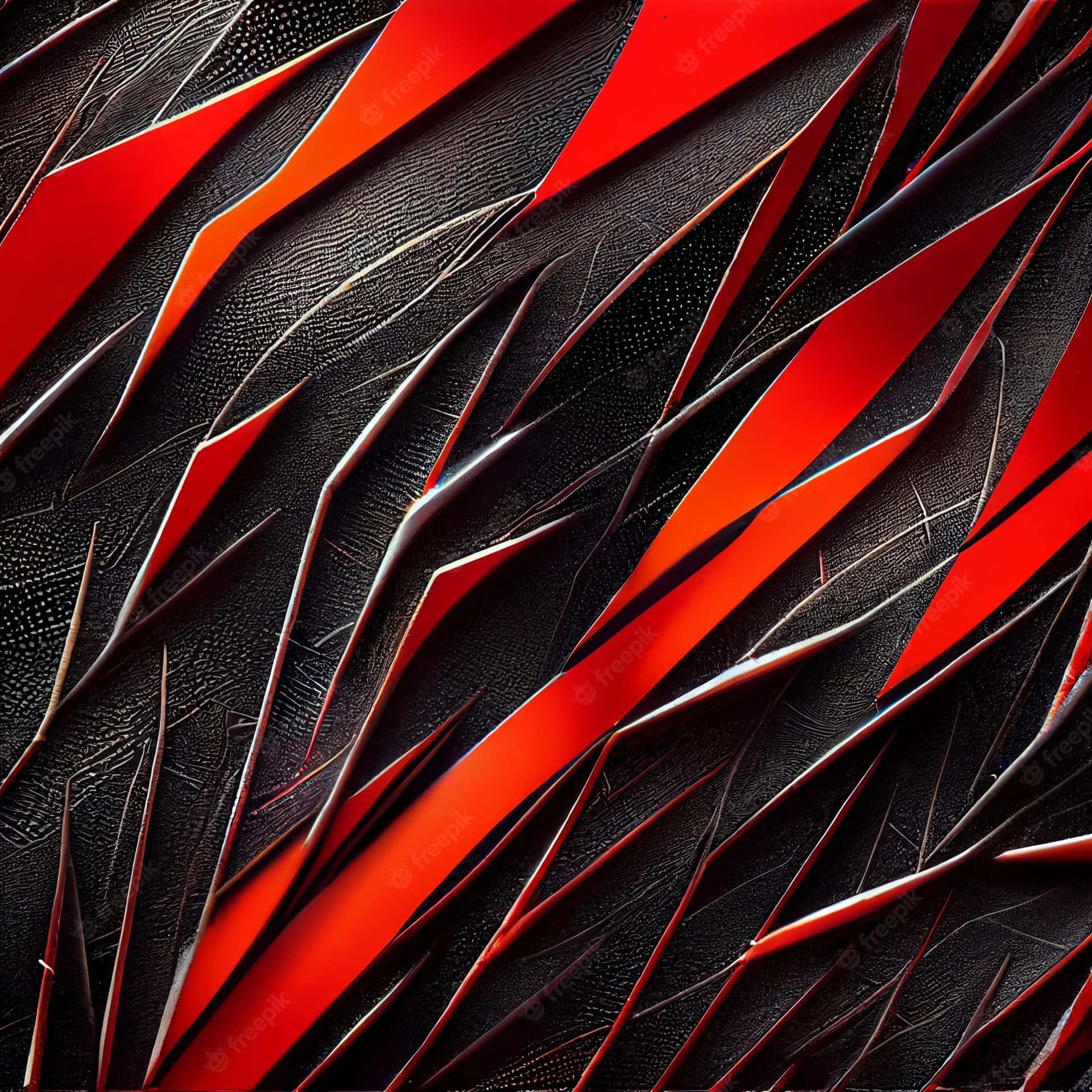 Red Gaming Sharp Texture Background