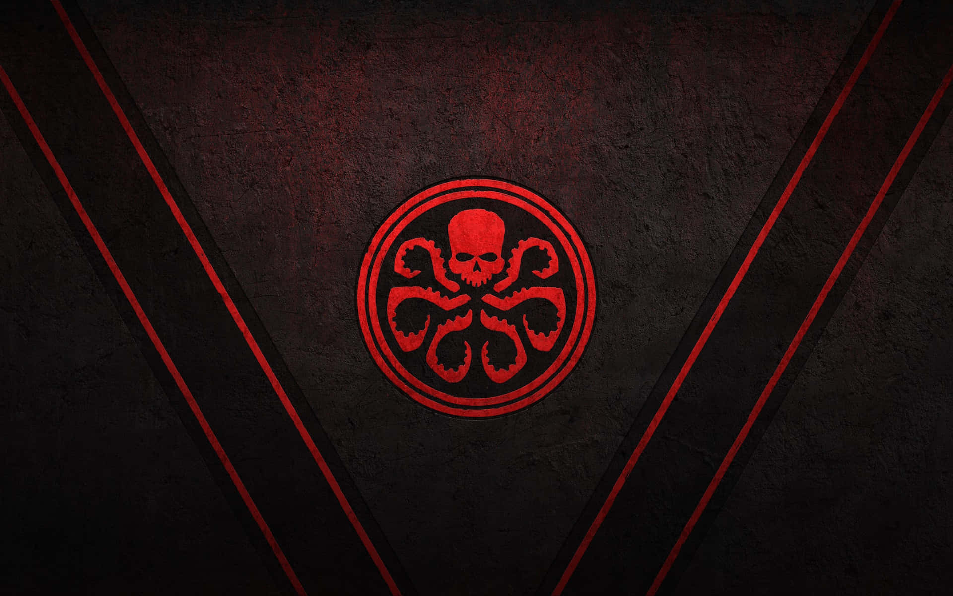 Red Gaming Skull Background