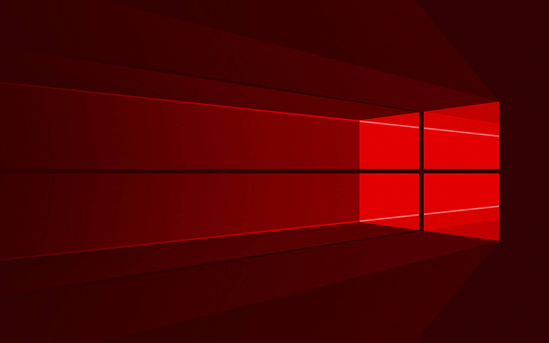 Red Gradient Windows 11 Logo Background