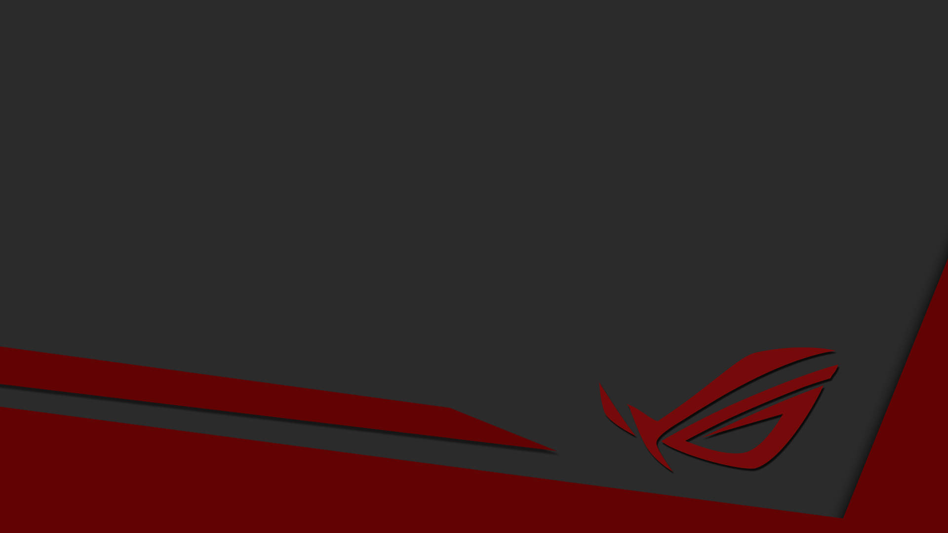 Red Grey Asus Rog Background