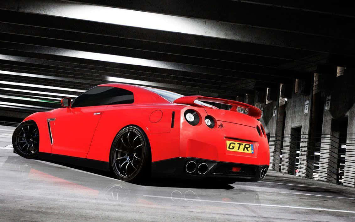 Red Gtr R35 Background