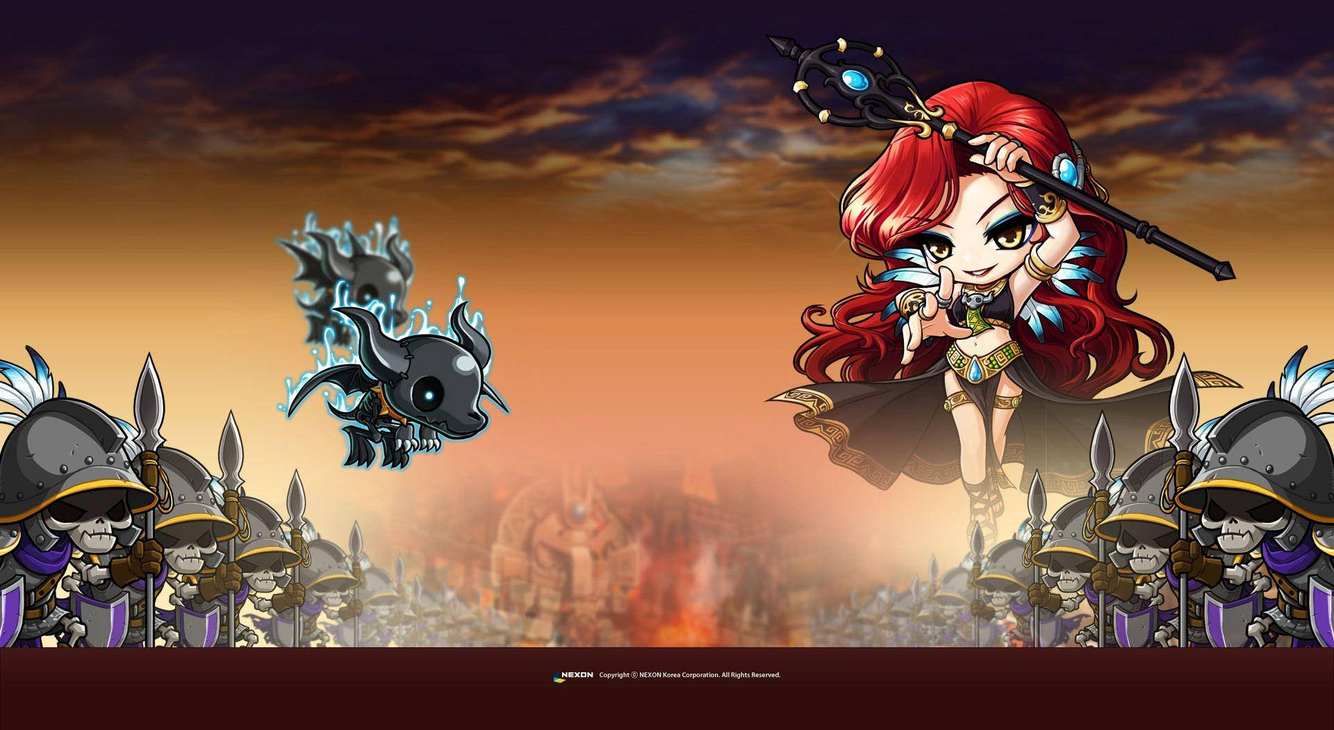 Red Hair Maplestory