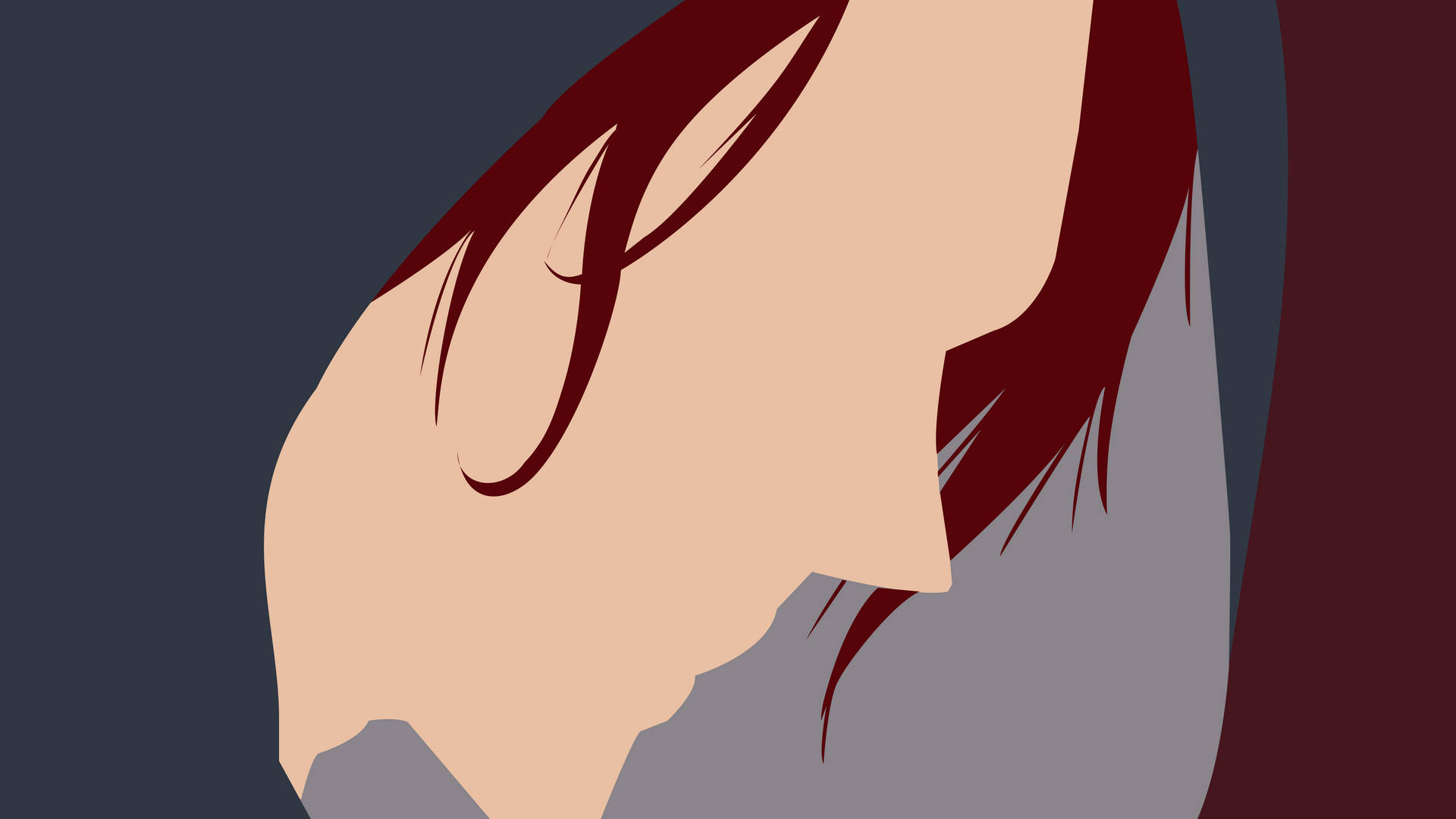Red Hair Shanks Vector Art Background