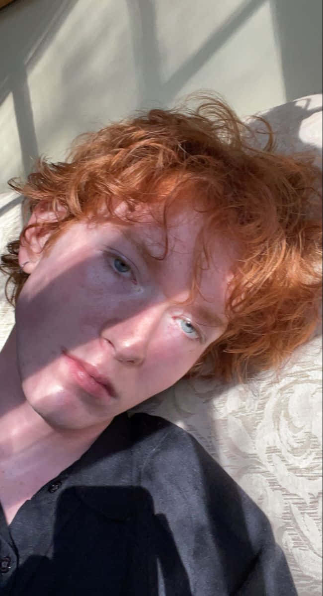 Red Haired Teen Boy Sunlight Portrait.jpg