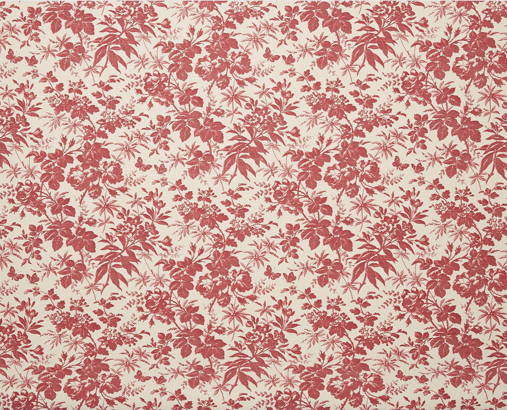 Red Herbarium Gucci Pattern Background