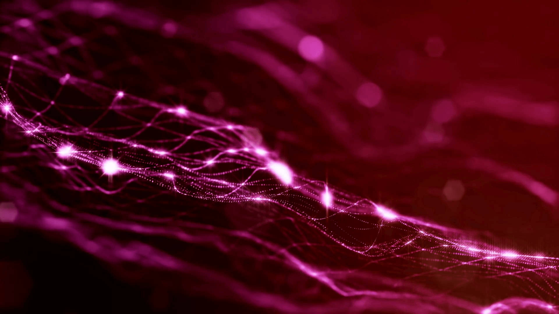 Red Holographic Nerve Background