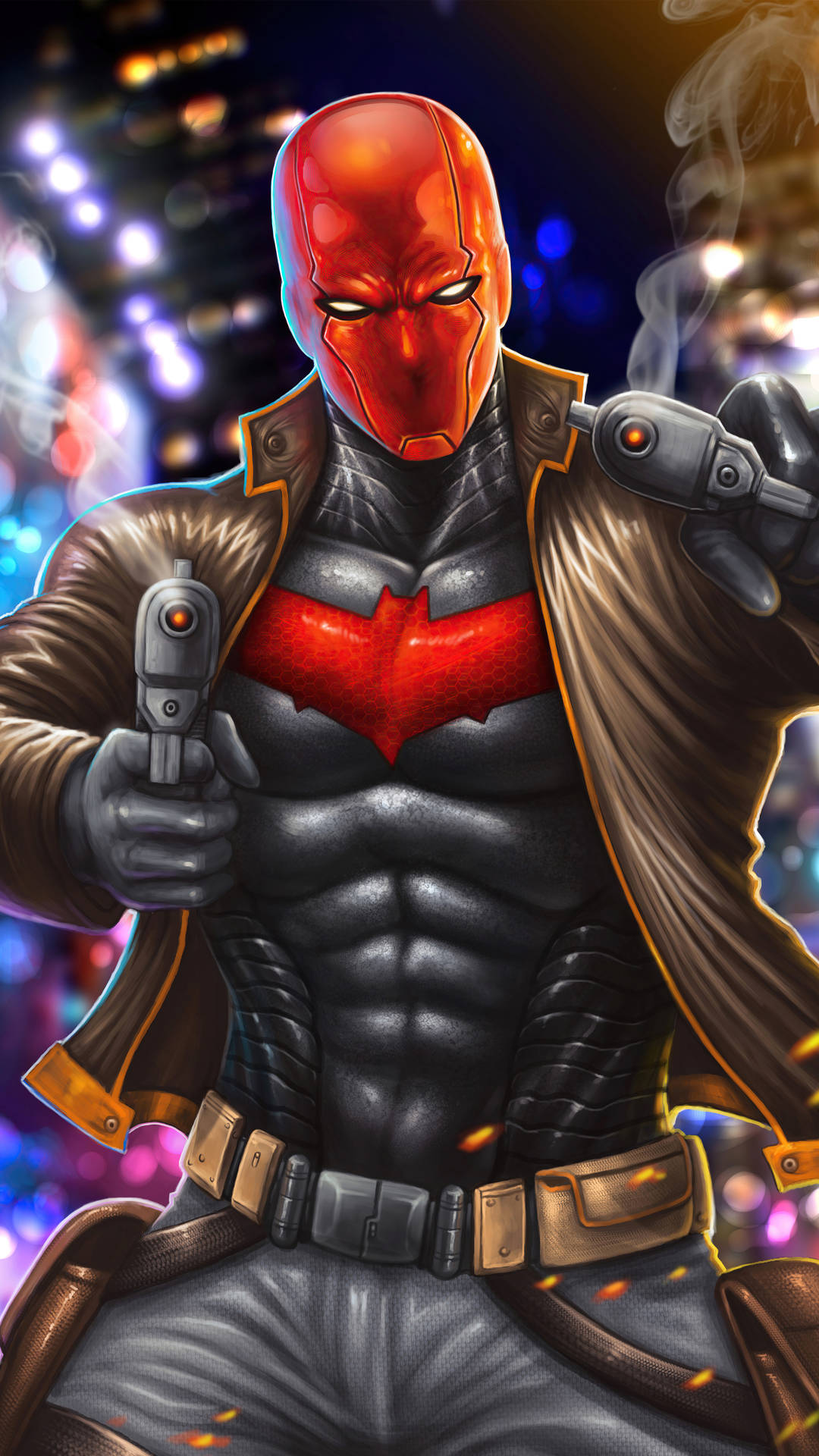 Red Hood Cool Gotham Knight Background