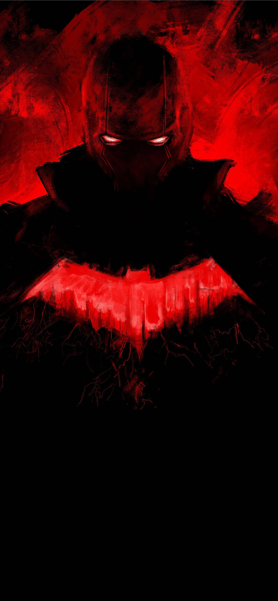 Red Hood Silhouette Background