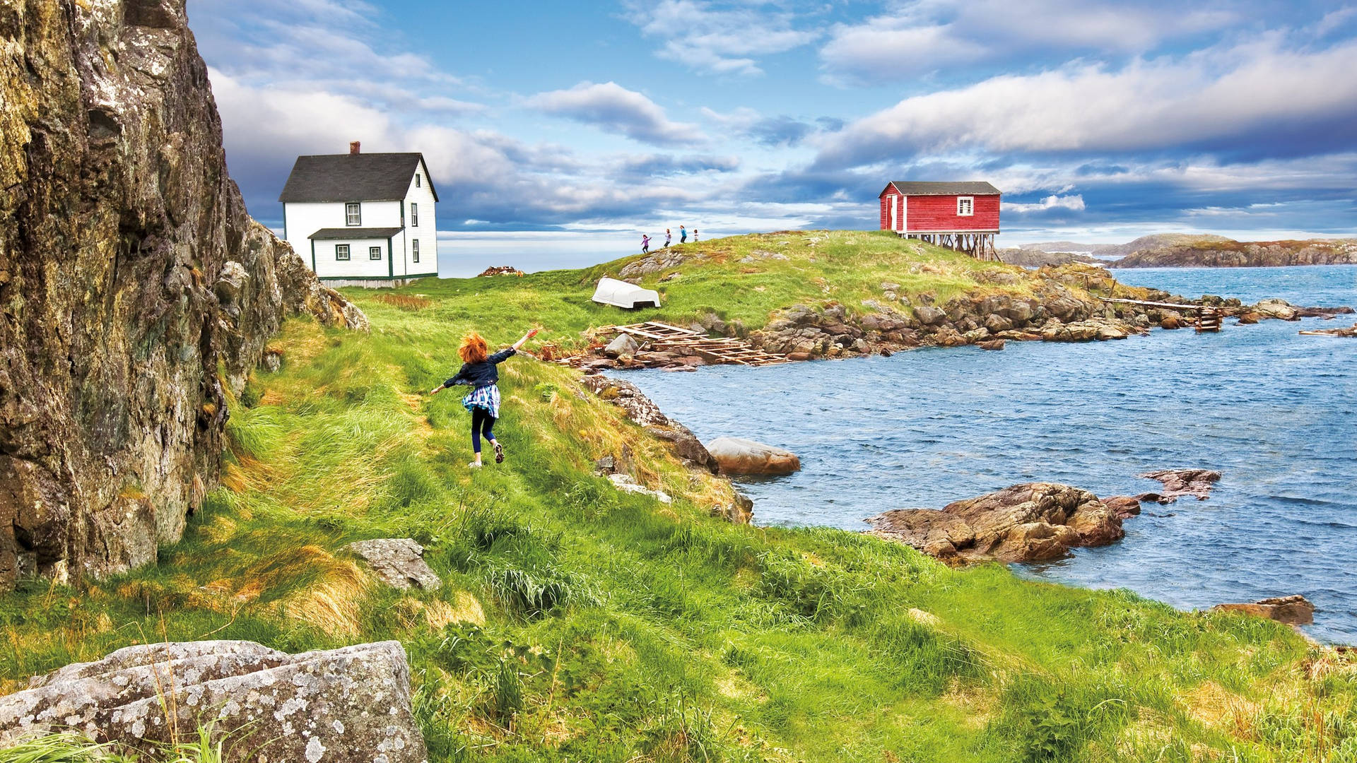 Red House At The Tip Of Newfoundland