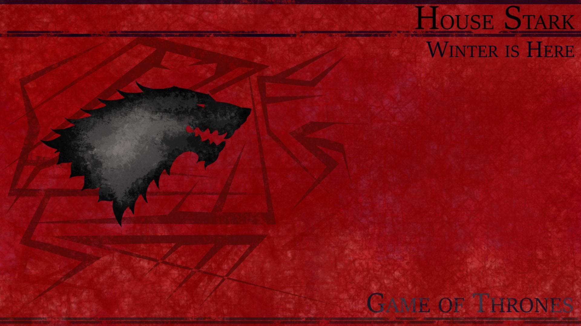 Red House Stark Wolf Background