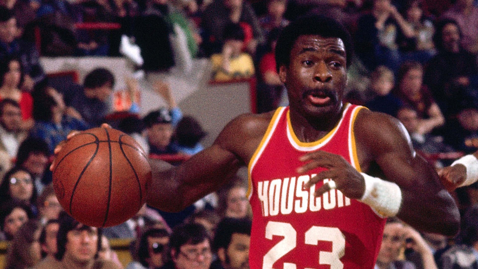 Red Jersey Elvin Hayes Background
