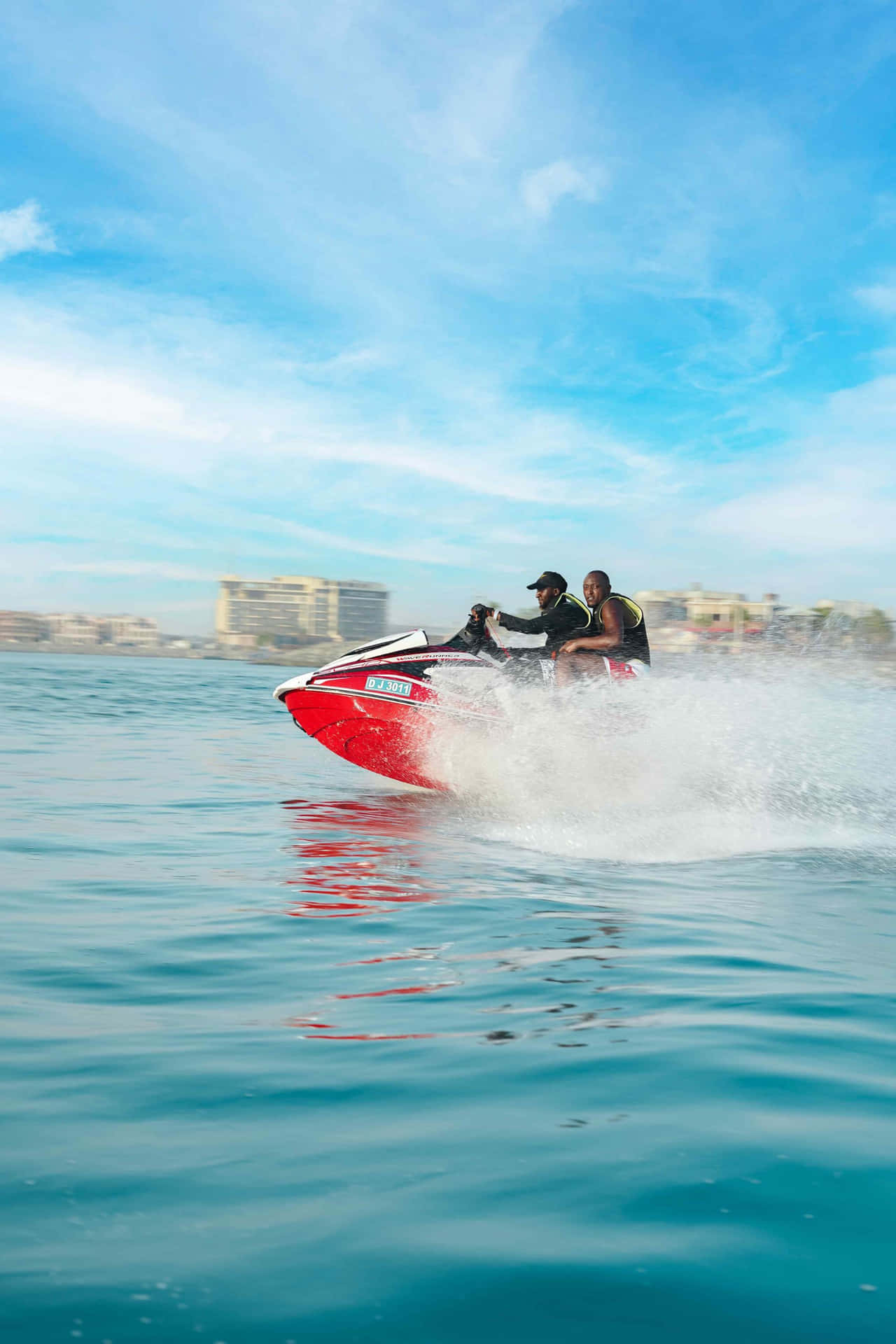 Red Jet Ski