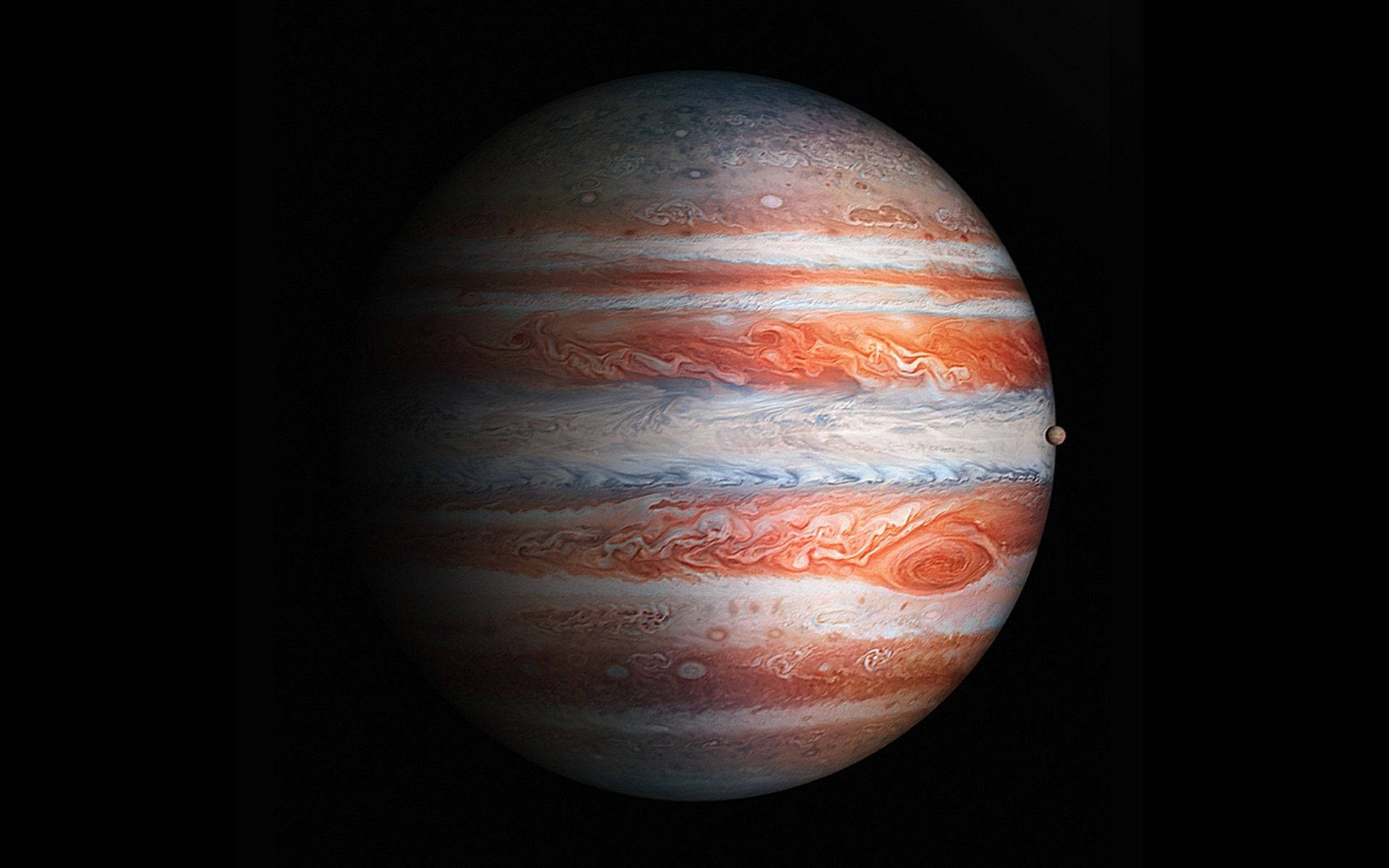 Red Jupiter Background
