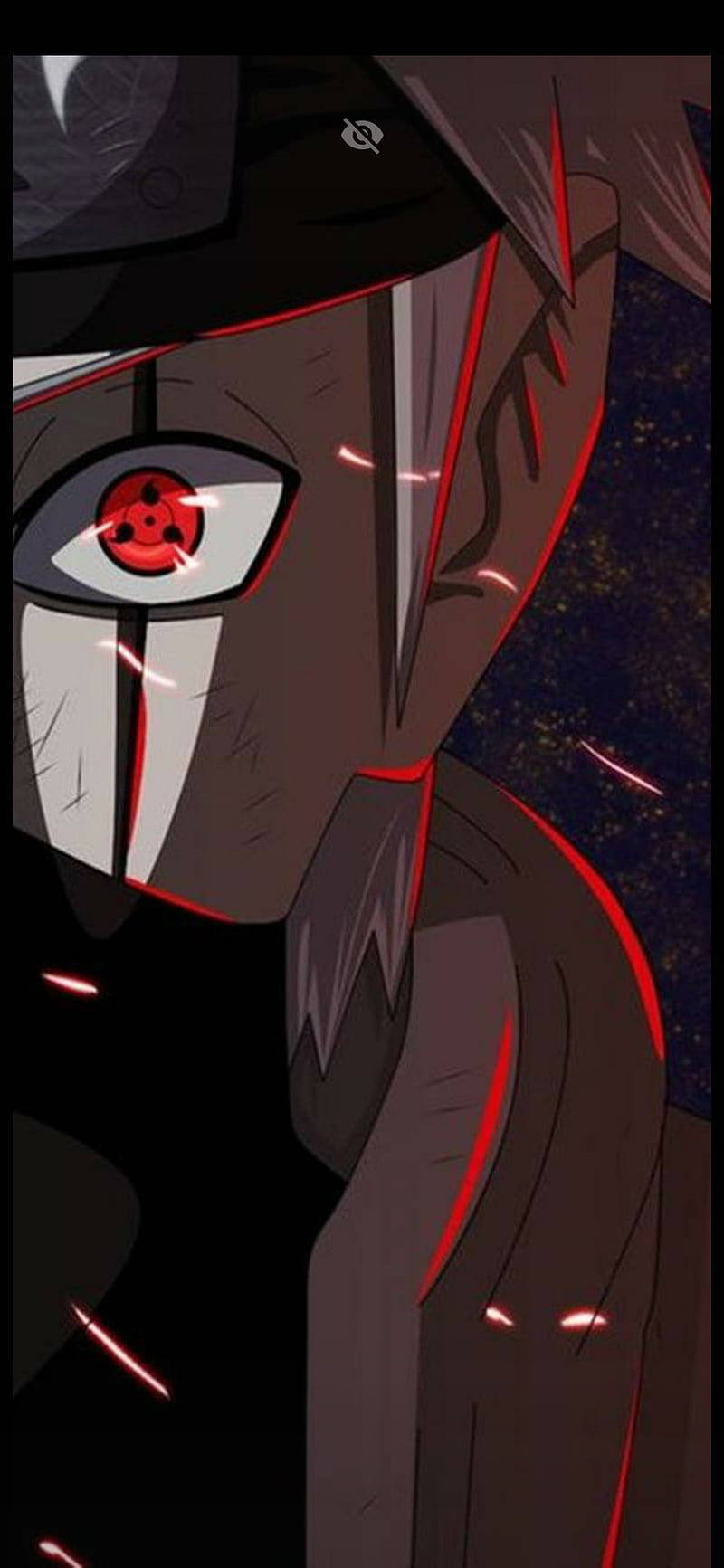 Red Kakashi Iphone Hatake Naruto Shippuden Background