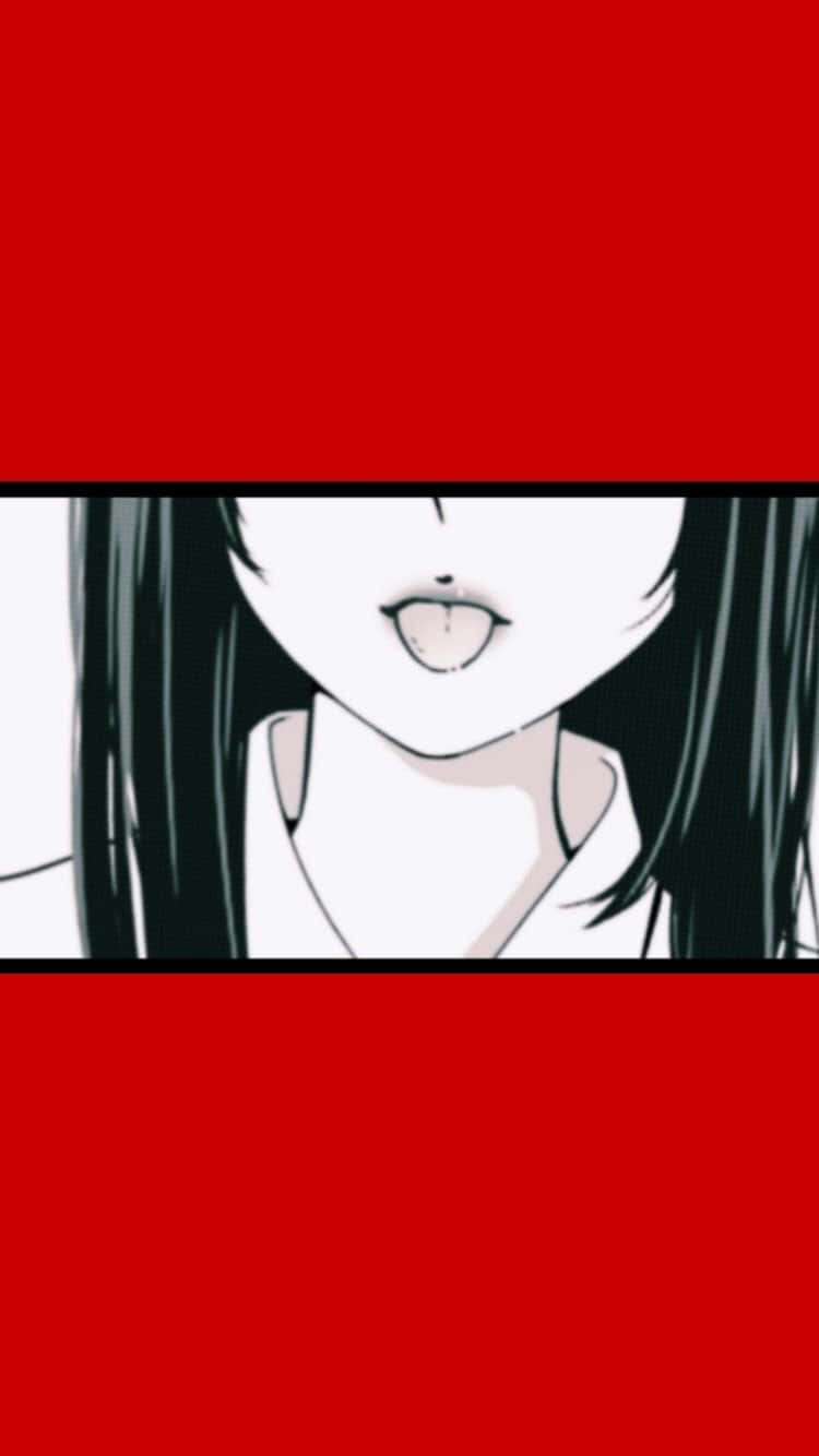Red Kakegurui Anime Aesthetic Background