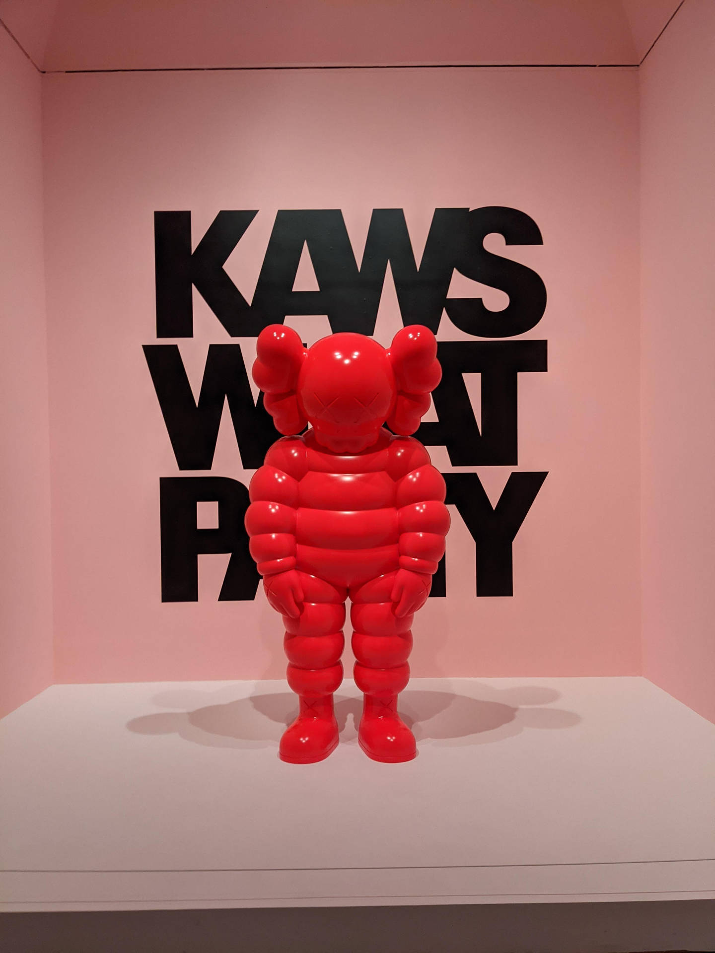 Red Kaws Pc Figure