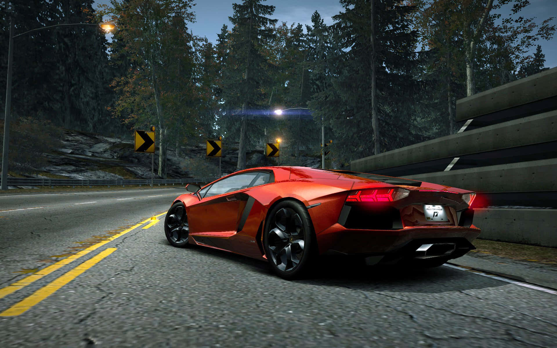 Red Lamborghini Aventador N F S World Background
