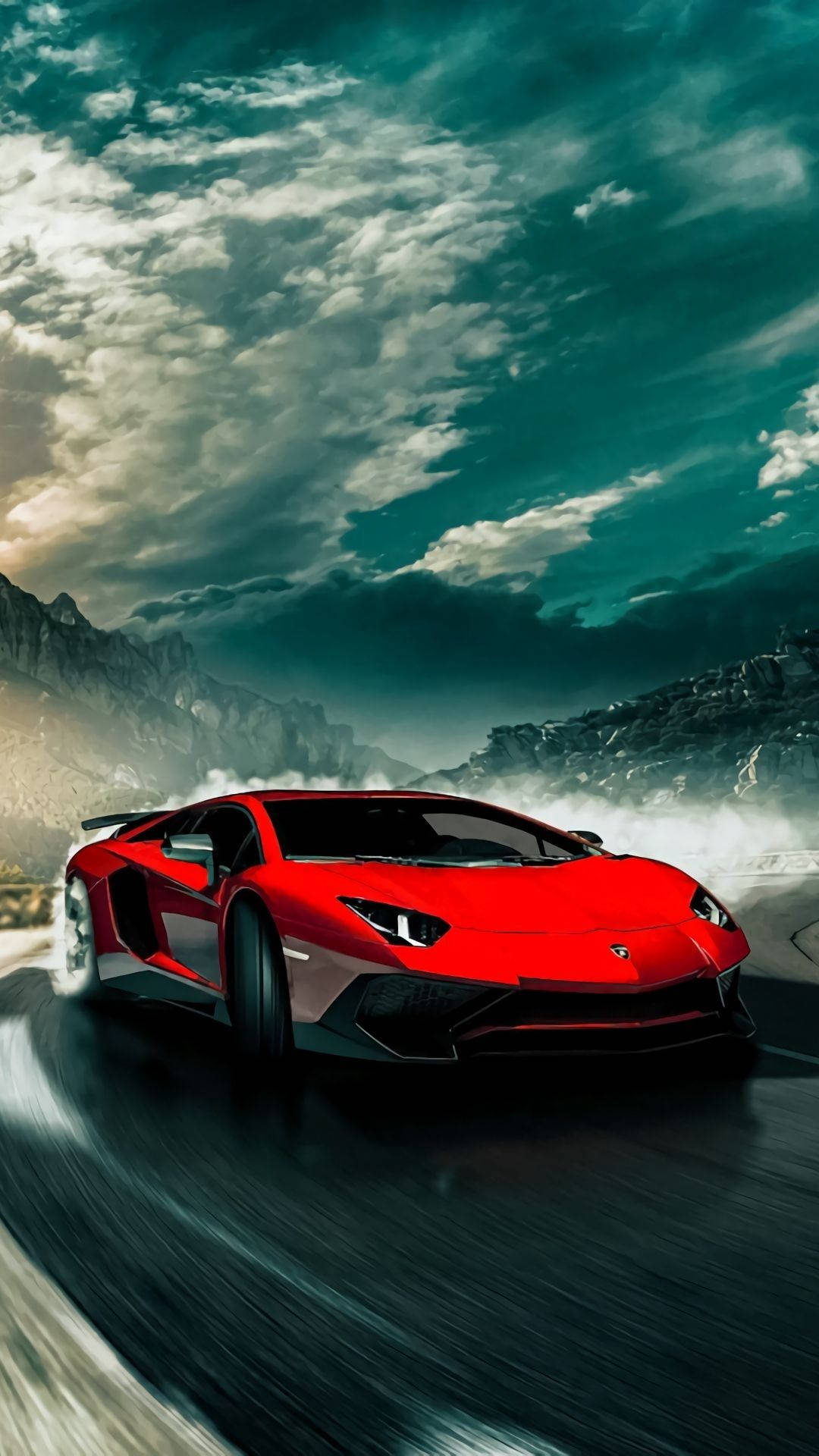 Red Lamborghini Aventador - Unleashing Power And Luxury