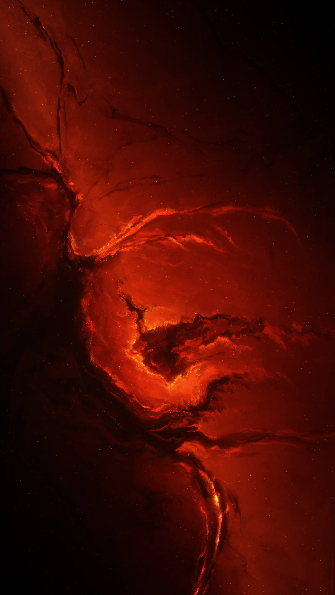 Red Lava Art For Samsung S20 Fe Background