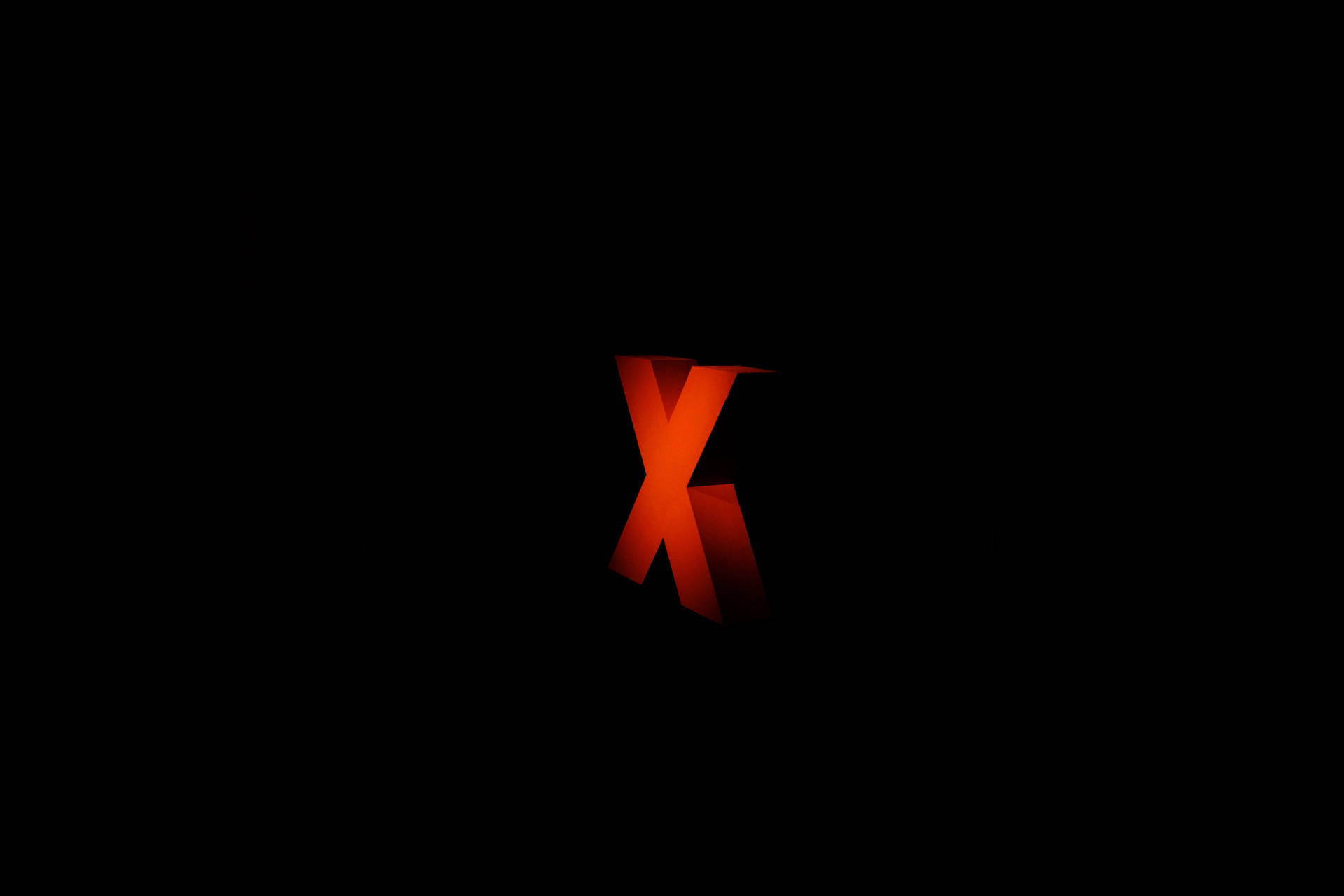 Red Letter X Background