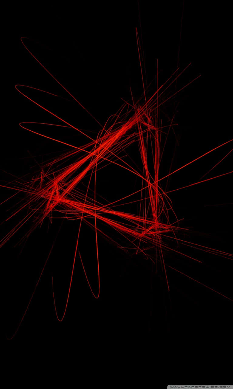 Red Lines On A Black Background Background