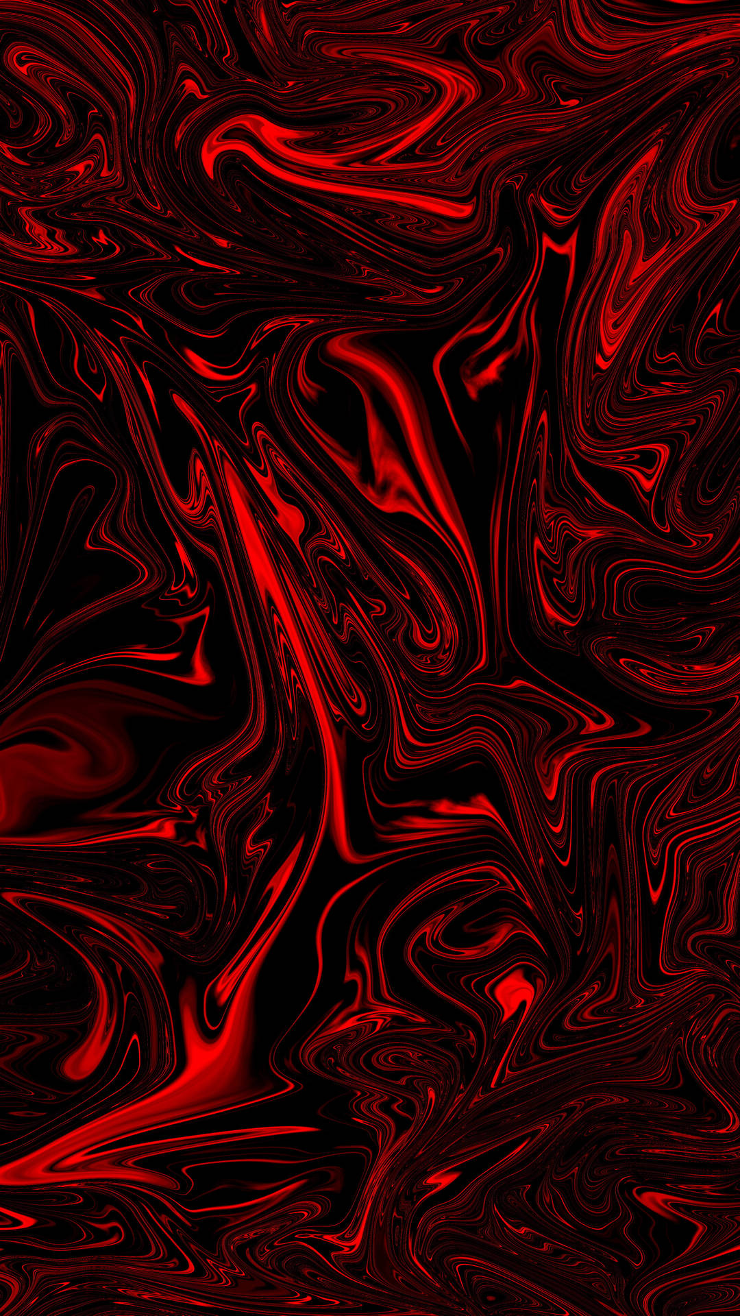 Red Liquid Metal 8k Phone Background