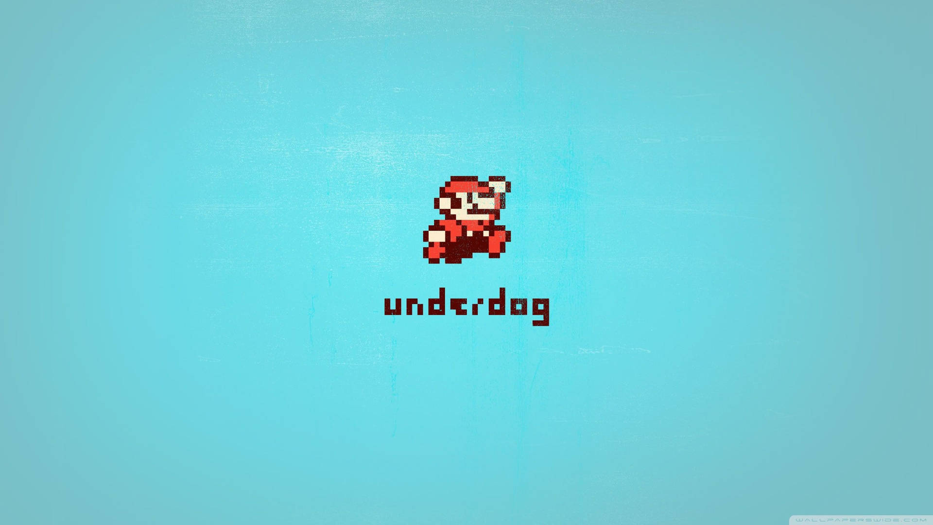 Red Mario 8 Bit Background