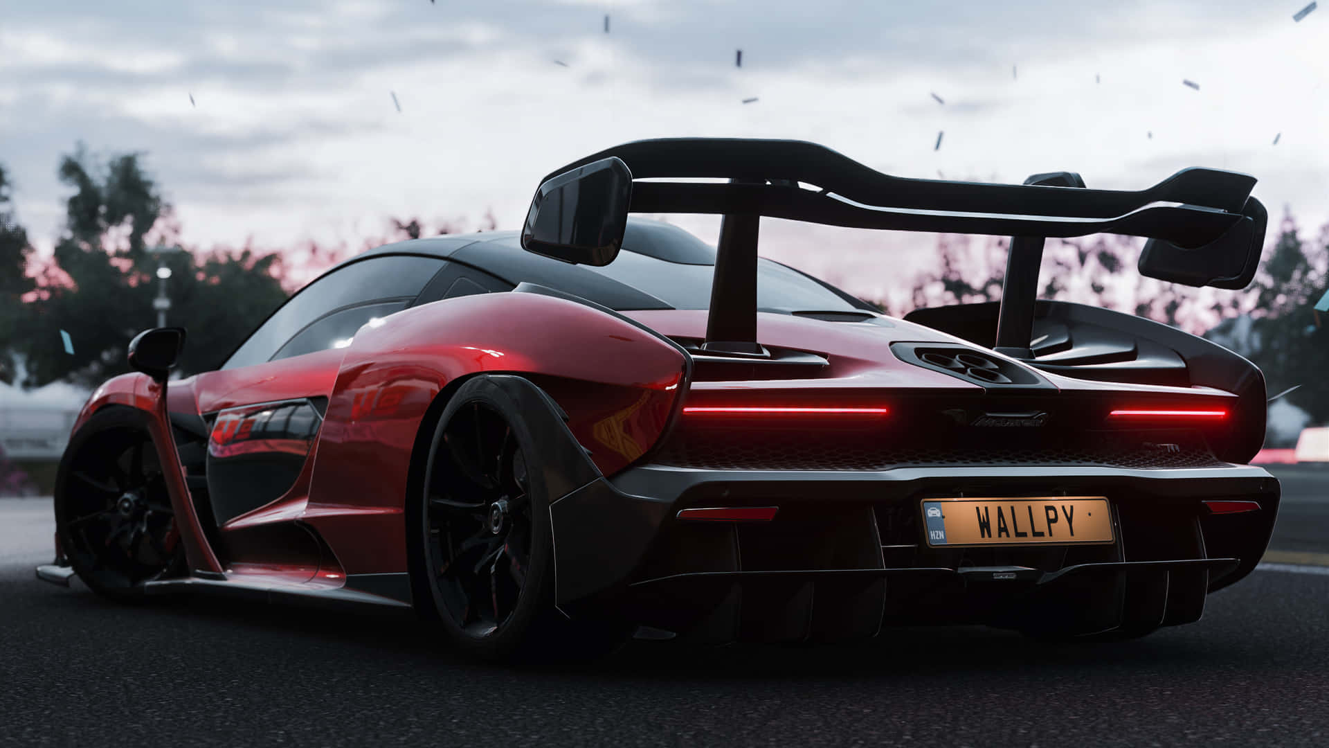 Red Mclaren Senna Forza Horizon 4 Hd Background