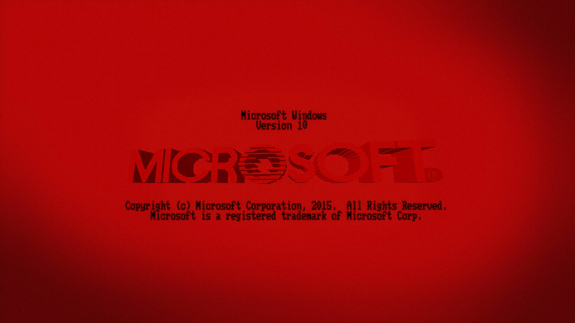 Red Microsoft Windows 10 Hd Background