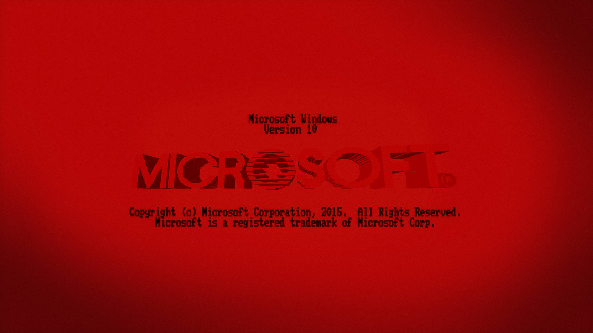 Red Microsoft Windows 10 Hd