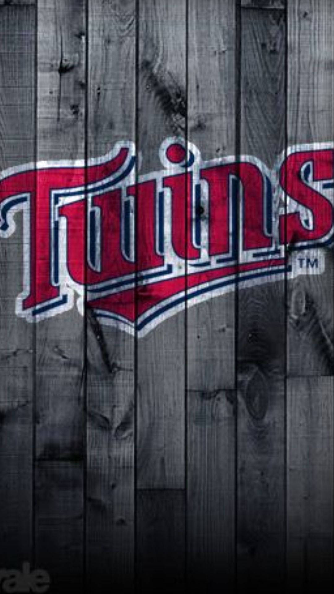 Red Minnesota Twins Jersey Logo Background