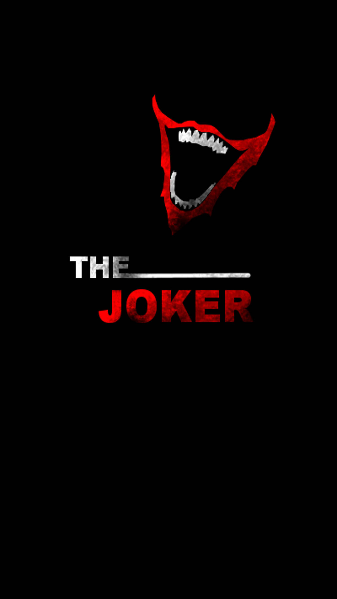 Red Mouth Joker Iphone Background