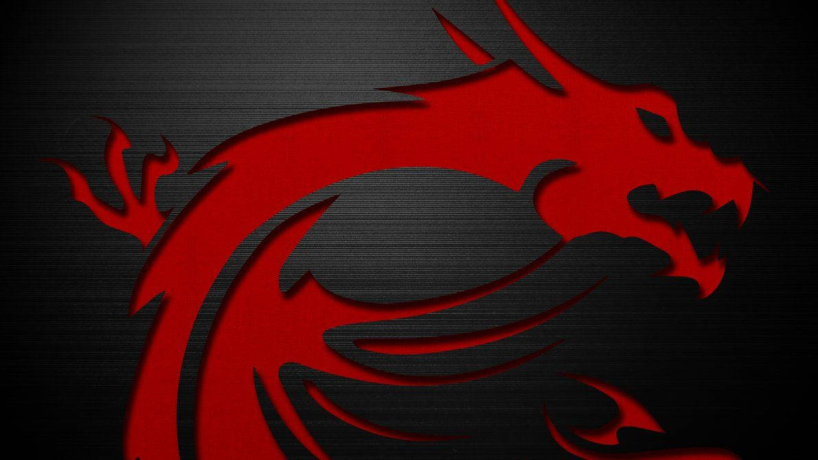 Red Msi Dragon Background